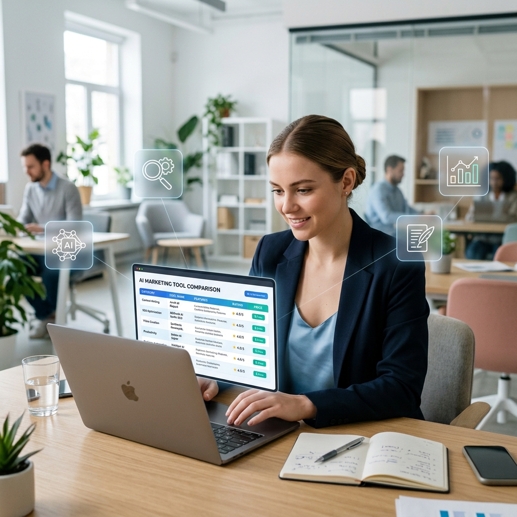 AI Tool Finder helping users compare AI writing SEO and productivity tools
